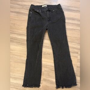 Madewell Cali-Denim Boot Black Stretch Jeans
